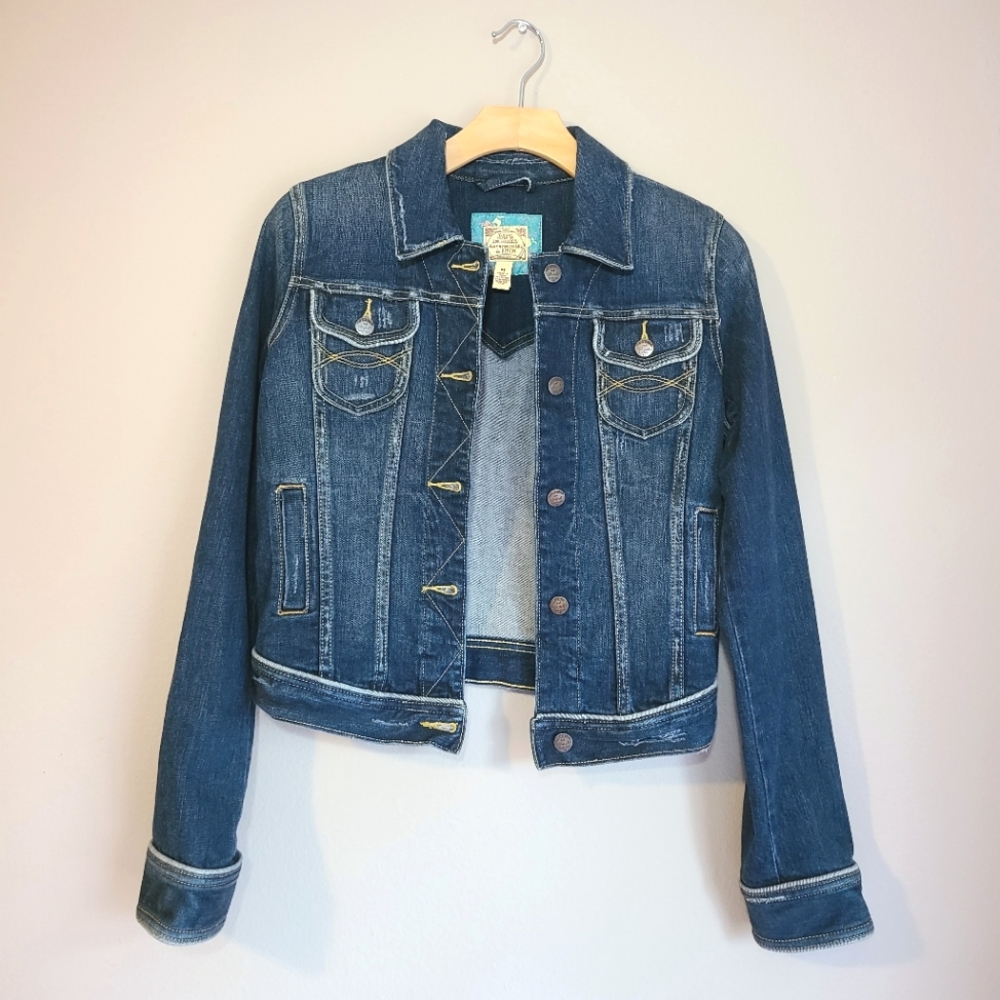 Abercrombie & Fitch Dark Blue Denim Jacket